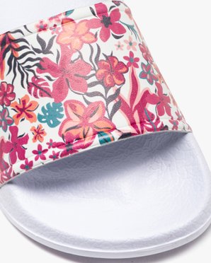 Mules de piscine fille avec bride talon élastique et bandeau imprimé fleurs vue6 - GEMO (ENFANT) - GEMO