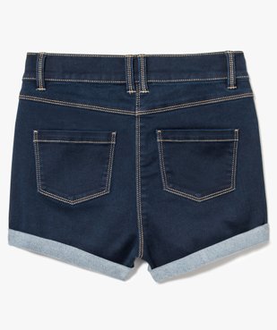 Short en denim taille haute vue2 - GEMO (JUNIOR) - GEMO