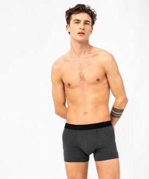 Boxers en coton stretch homme (lot de 2) vue3 - GEMO 4G HOMME - GEMO