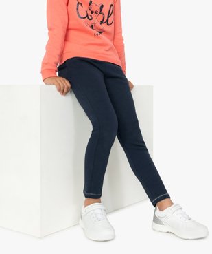 Pantalon de jogging fille coupe ajustée vue1 - GEMO (ENFANT) - GEMO