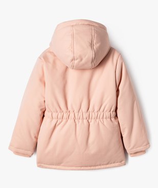 Parka 3 en 1 avec doublure en maille peluche fille vue7 - GEMO 4G FILLE - GEMO