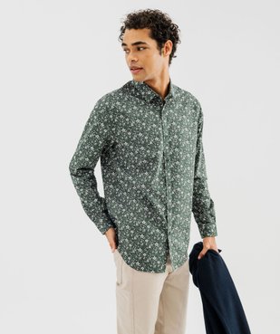 Chemise à motif fleuris homme vue1 - GEMO 4G HOMME - GEMO