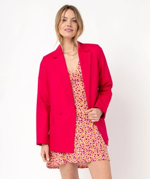 Robe courte sans manches à motifs fleuris femme vue5 - GEMO(FEMME PAP) - GEMO