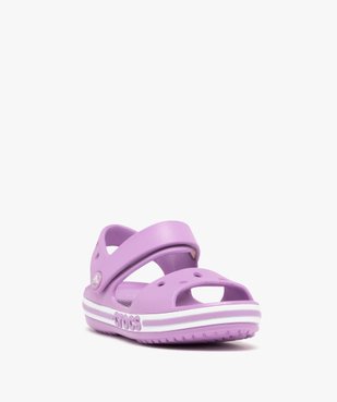 Sandales de plage fille sportswear à scratch - Crocs vue2 - CROCS - GEMO