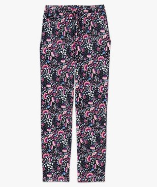 Pantalon de pyjama fluide femme vue4 - GEMO 4G FEMME - GEMO