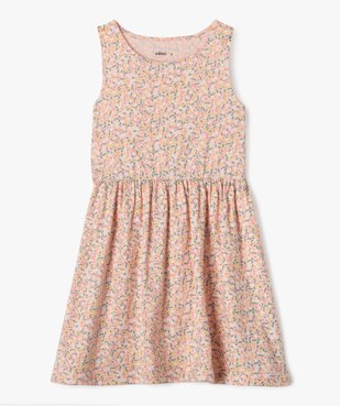 Robe sans manches en coton fille vue1 - GEMO (ENFANT) - GEMO