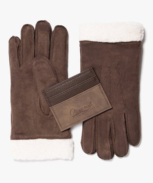 Coffret cadeau homme avec gants et porte-cartes vue2 - GEMO (ACCESS) - GEMO