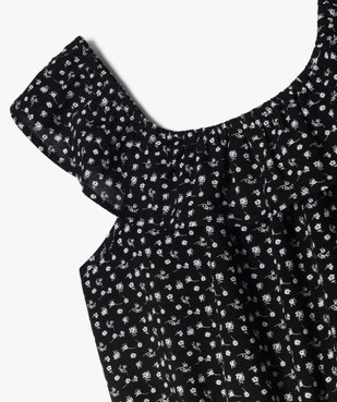 Blouse sans manches coupe courte fille vue2 - GEMO 4G FILLE - GEMO