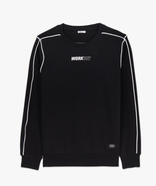 Sweat avec liserés contrastants homme vue4 - GEMO (HOMME) - GEMO