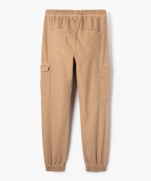 Pantalon cargo avec taille ajustable garçon vue3 - GEMO (JUNIOR) - GEMO