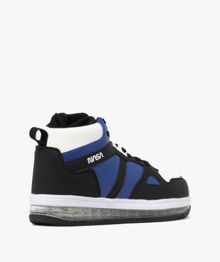 Baskets homme mid-cut à zip avec semelle à bulle d'air plateforme - Nasa vue5 - NASA - GEMO