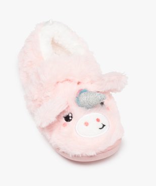 Chaussons fille extra doux en forme de licorne vue5 - GEMO (ENFANT) - GEMO