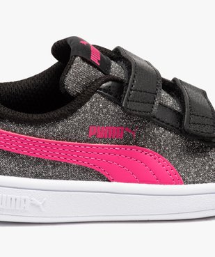 Baskets fille pailletées avec double scratch - Puma vue6 - PUMA - GEMO