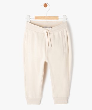 Pantalon de jogging avec ceinture bord-côte bébé garçon vue1 - GEMO 4G BEBE - GEMO