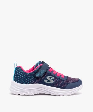 Baskets fille running en mesh à reliefs - Skechers  vue1 - SKECHERS - GEMO