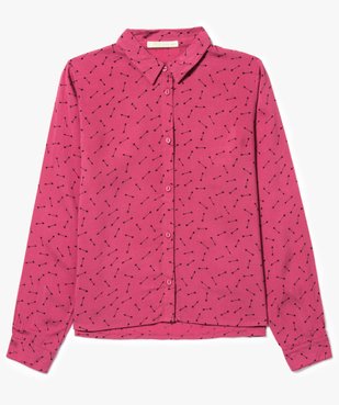 Chemise fluide à motifs vue1 - GEMO (JUNIOR) - GEMO