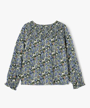 Chemise fleurie à dos smocké fille - LuluCastagnette vue7 - LULUCASTAGNETTE - GEMO