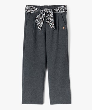 Pantalon en maille aspect flanelle fille - LuluCastagnette vue1 - LULUCASTAGNETTE - GEMO