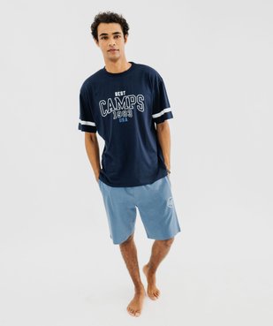 Pyjashort bicolore homme - Camps United vue1 - CAMPS - GEMO