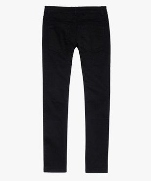 Pantalon garçon 5 poches coupe slim en stretch vue3 - GEMO (JUNIOR) - GEMO