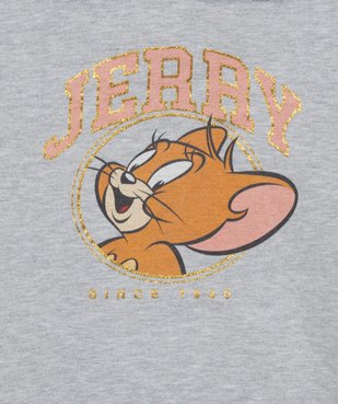 Sweat fille à capuche avec motif Tom & Jerry vue2 - DIVERS LICENCE - GEMO