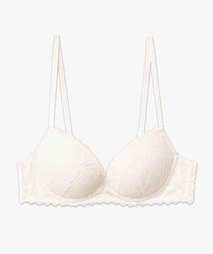 Soutien-gorge push-up en dentelle vue4 - GEMO(HOMWR FEM) - GEMO