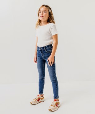 Jean ultra skinny à taille réglable fille vue10 - GEMO 4G FILLE - GEMO