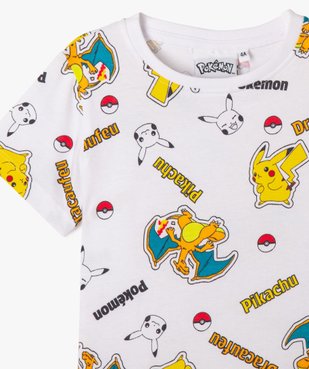 Tee-shirt manches courtes à motifs multicolores garçon - Pokemon vue3 - POKEMON - GEMO