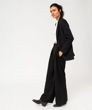 Pantalon large à pinces femme vue1 - GEMO(FEMME PAP) - GEMO