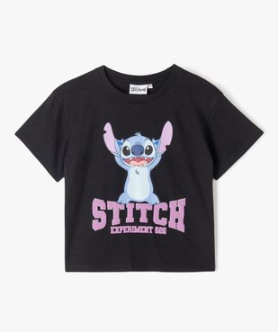 Tee-shirt à manches courtes avec motif Stitch fille - Disney vue2 - LILO & STITCH - GEMO