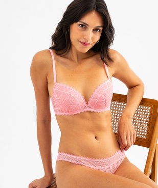 String en dentelle femme vue2 - GEMO(HOMWR FEM) - GEMO