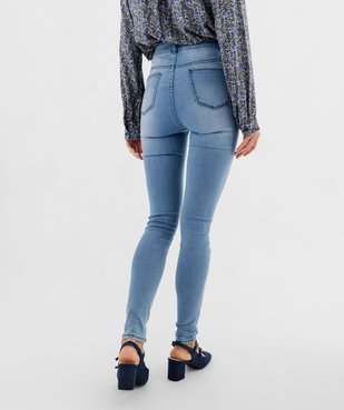 Jean skinny taille haute en denim stretch femme vue3 - GEMO 4G FEMME - GEMO