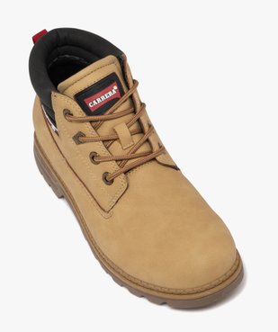 Boots homme casual à lacets et col matelassé - Carrera vue6 - CARRERA - GEMO