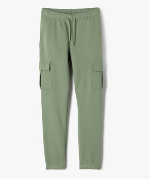 Pantalon de jogging coupe cargo garçon vue1 - GEMO (JUNIOR) - GEMO