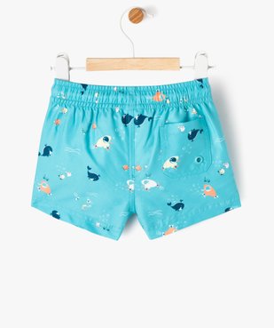 Short de bain à motifs marins bébé garçon vue4 - GEMO 4G BEBE - GEMO