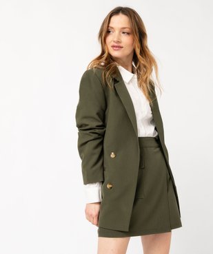 Veste droite à porter ouverte femme vue1 - GEMO(FEMME PAP) - GEMO