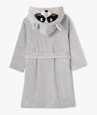 Robe de chambre en velours avec capuche raton laveur garçon vue3 - GEMO (ENFANT) - GEMO