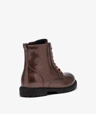 Boots fille mid-cut à paillettes du 31 au 36 vue4 - GEMO (ENFANT) - GEMO