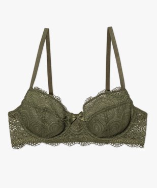 Soutien-gorge à armatures forme corbeille en dentelle vue4 - GEMO(HOMWR FEM) - GEMO