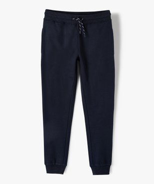 Pantalon de jogging avec intérieur molletonné garçon vue1 - GEMO (JUNIOR) - GEMO