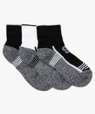 Chaussettes de sport garçon tige courte (lot de 3) vue1 - GEMO (ENFANT) - GEMO