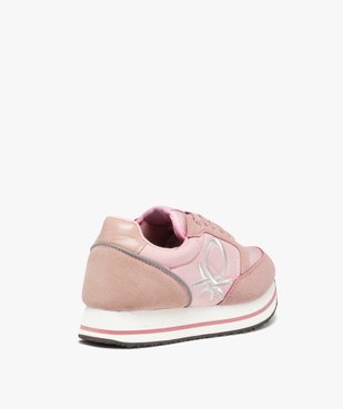 Baskets femme style retro running unies - Benetton vue4 - BENETTON - GEMO