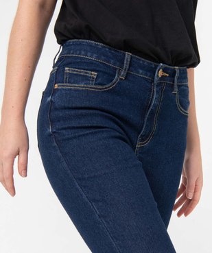 Jean Slim taille haute stretch femme vue3 - GEMO(FEMME PAP) - GEMO