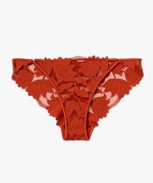 Culotte en dentelle finitions satinées femme vue5 - GEMO(HOMWR FEM) - GEMO