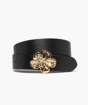 Ceinture avec boucle en forme de fleur femme vue1 - GEMO (ACCESS) - GEMO