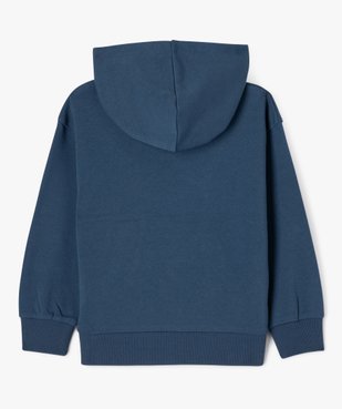 Sweat à capuche en molleton doux et imprimé garçon vue3 - GEMO (ENFANT) - GEMO