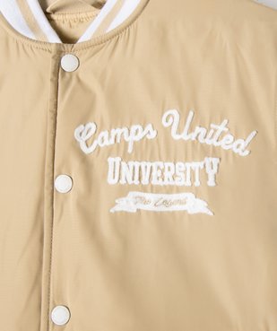 Blouson bomber bicolore fille - Camps United vue3 - CAMPS G4G - GEMO