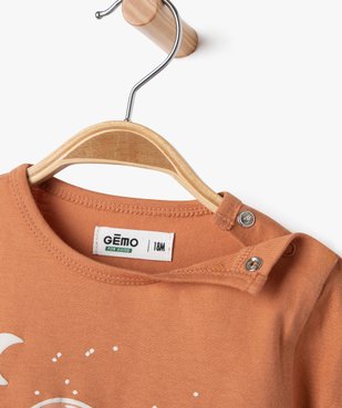 Pyjashort 2 pièces en coton imprimé bébé vue2 - GEMO 4G BEBE - GEMO