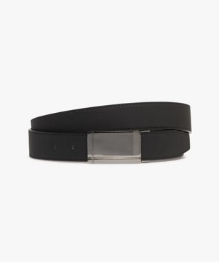 Ceinture avec boucle plate en métal homme vue3 - GEMO (ACCESS) - GEMO