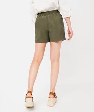 Short large et fluide à taille haute femme vue3 - GEMO(FEMME PAP) - GEMO